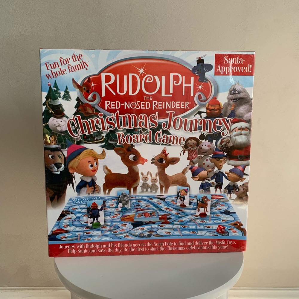 Christmas Journey Board Game Rudolph Red Nosed